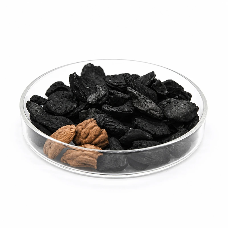 Carbón activado granular de cáscara de fruta