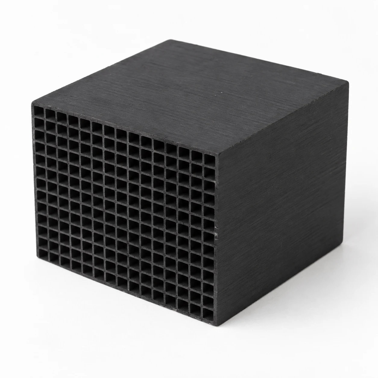 Honeycomb activated carbon block